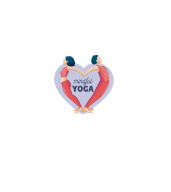 Dragoste Yoga - tricou Yoga model albastru închis pe tricou