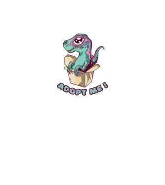 Raptor drăguț model gri pe tricou