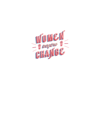 Women inspire change Ziua Femeii model alb pe tricou
