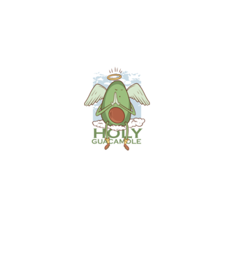Rai avocado model gri pe tricou