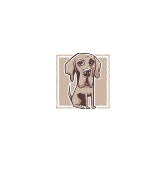 Câine Mastiff german model alb pe tricou