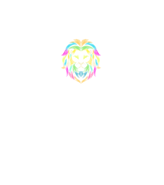 lion line art design model negru pe tricou
