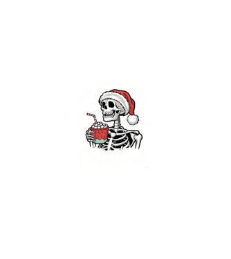 Dead inside, but it's christmas Negru model negru pe tricou