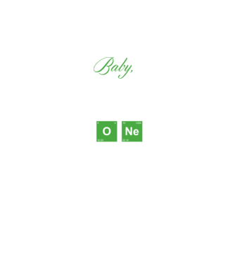 Baby you are the one model negru pe tricou