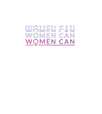 Women Can Ziua femeii model alb pe tricou