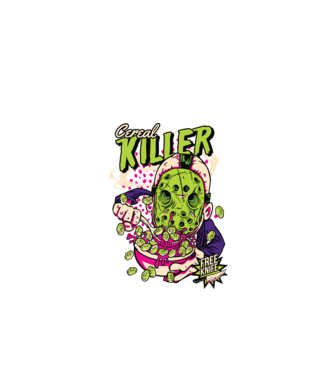 Cereal Killer model negru pe tricou