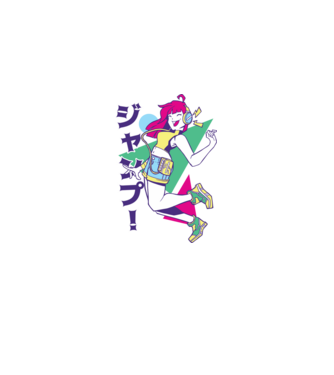 Anime fată retro model  pe tricou