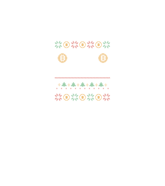 Buy the Dip Bitcoin Ugly Sweater model negru pe tricou