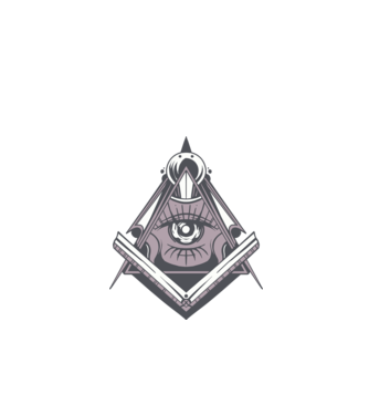 Masoni Illuminati model turcoaz pe tricou
