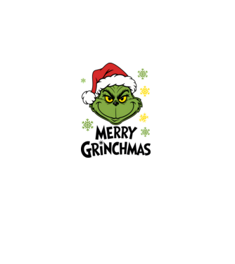 Merry Grinchmas Alb model alb pe tricou