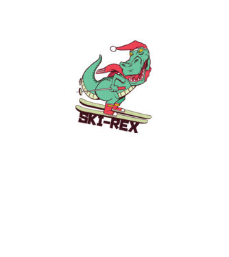 Ski Rex model gri pe tricou