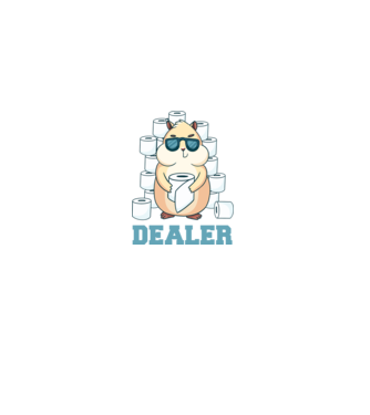 Dealer model negru pe tricou