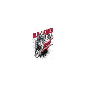 Old Ladies still Rocks model alb pe tricou