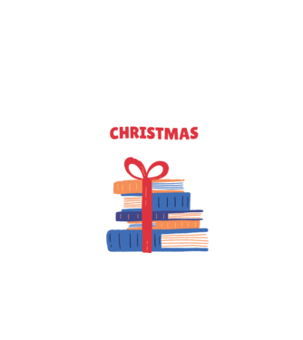 All I want for Christmas is Books tricou cu cărți model negru pe tricou