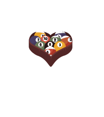 I break hearts - Biliard model turcoaz pe tricou