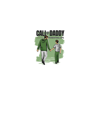 Call of Daddy - Pentru tata model gri pe tricou