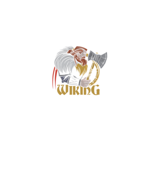 Viking model negru pe tricou