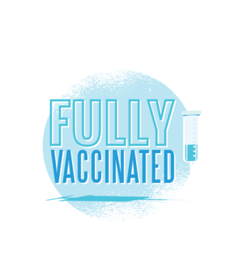 Complet vaccinat model alb pe tricou