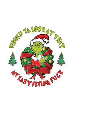 Would ya look at that - Grinch model negru pe tricou
