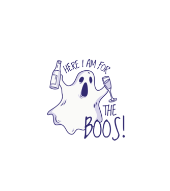 Here I am for the Boos model turcoaz pe tricou