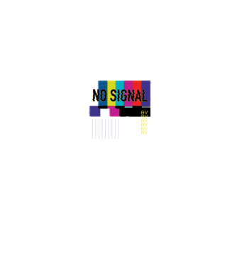 No Signal TV Eroare de transmisie model negru pe tricou