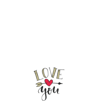 'Te iubesc tricou pentru Valentine''s Day' model alb pe tricou