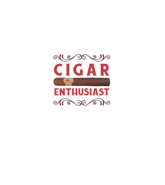 Pasionat de trabucuri model alb pe tricou