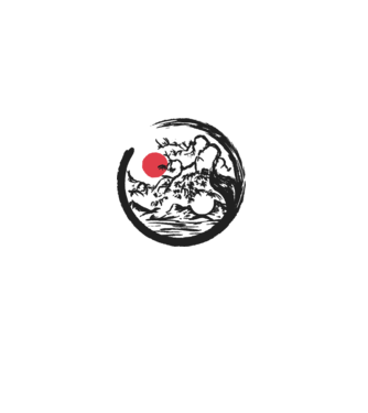 Yin-Yang Bonsai model alb pe tricou