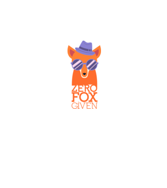 Zero Fox Given model albastru închis pe tricou