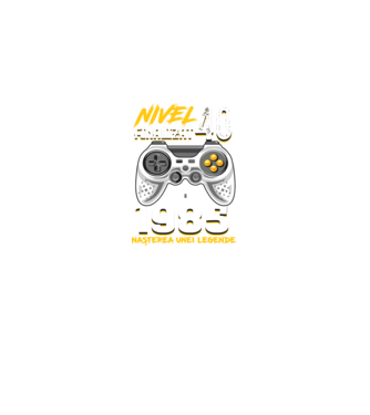 Nivel Finalizat 40 1985 model negru pe tricou