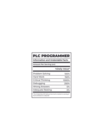 Programator PLC model albastru închis pe tricou