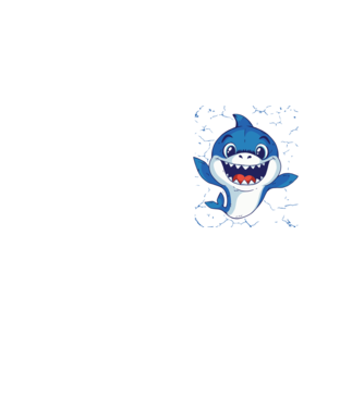 Baby Shark tricou drăguț cu rechin model galben neon pe tricou