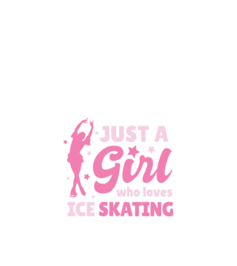 Doar o fată căreia îi place să patineze model negru pe tricou