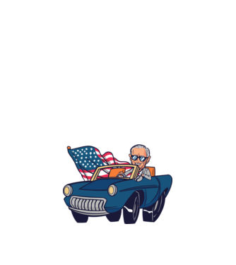 'Ridin'' with Biden - SUA 2020 alegeri' model nisipiu pe tricou
