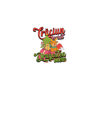 CRĂCIUN FERICIT DRAGOSTEA MEA model negru pe tricou