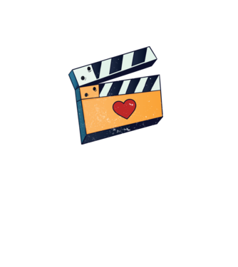 Cinema Film model gri pe tricou