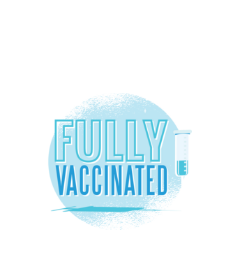 Complet vaccinat model turcoaz pe tricou