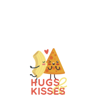 'Hawaii pizza dragoste tricou drăguț Valentine''s Day' model albastru închis pe tricou