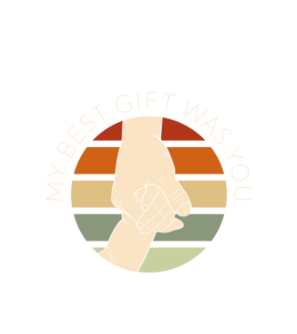 My Best Gift Was You model alb pe tricou