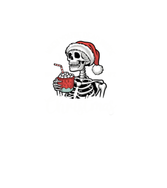 Dead inside, but it's christmas Negru model negru pe tricou