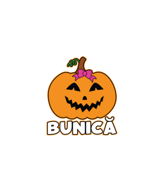 bunică model negru pe tricou