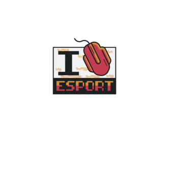 I love Esport model gri pe tricou