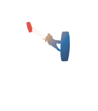 Kite Surfer model alb pe tricou