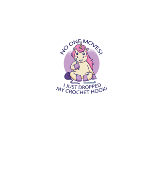 Nu mișcă nimeni, mi-a căzut acul de tricotat - Unicorn model gri pe tricou