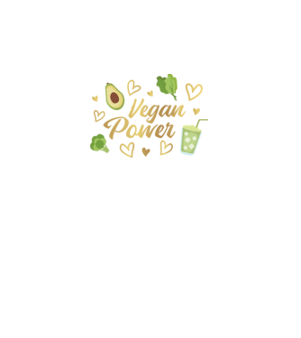 Vegan Power tricou vegan model gri închis pe tricou