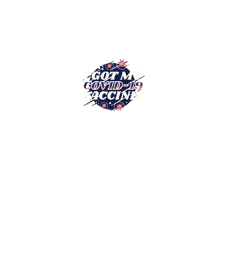 I got my Vaccine model alb pe tricou