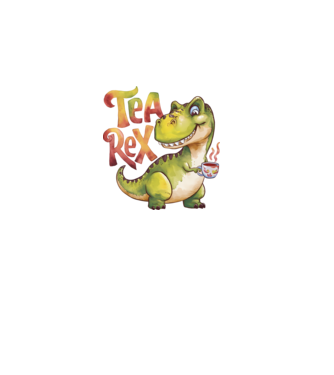 Tea Rex model roz deschis pe tricou