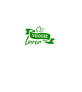 Veggie lover Iubitor de legume model alb pe tricou