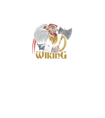 Viking model negru pe tricou