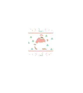 Ugly Sweater Yeti model negru pe tricou